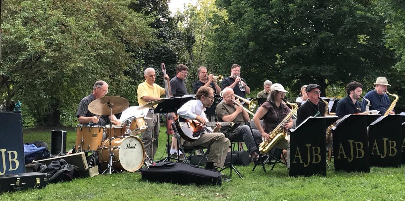 Playing 2018 Porchfest event, Ithaca, NY.